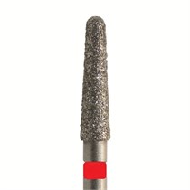 Бор алмазный 850 012 FG, красный, 5 шт. Форма: конус с закругленным концом 850F.FG.012