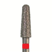 Бор алмазный 849 012 FG, красный, 5 шт. Форма: конус с закругленным концом 849F.FG.012