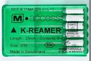 K-Reamer N20 L25 6 шт. M-ACCESS - ручной каналорасширитель. A11MA02502012