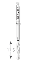 Сверло NAVI диаметр 2,0 мм, длина 11 мм . ISD2011M