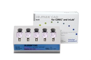 Блоки Ivoclar Vivadent IPS emax CAD CEREC/inLab Imp O2 C14 5 шт 637794