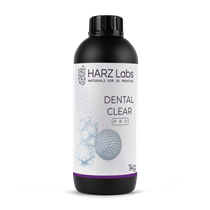 Фотополимер HARZ Labs Dental Clear pro для LCD/DLP принтеров, 1 литр (прозрачный) DentalClearpro