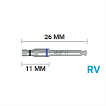 Имплантовод для наконечника VEGA RV короткий, синий, арт: 18 07 11 180711