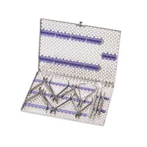 Кассета IMS Infinity Ortho, ортодонтическая, 7 инструментов, 203х280х19, большая, тонкая, фиолетовая IMNORTHL4