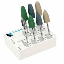 Denture Acrylics Kit - набор боров для полировки пластмассы, 7 шт 100442