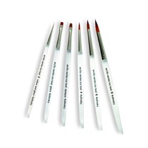 Pure Kolinsky Ceramic Brush "Arctic Series" - кисть для керамики, арктическая серия, чистый колонок, размер 3 09-3315