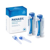 Panasil monophase Medium - монофазный оттискной материал, среднетекучий, 2x50 мл + 6 смесителей 13501