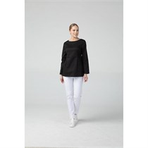 Туника женская с молнией сзади, черный, 48 DRN410-BLK-48