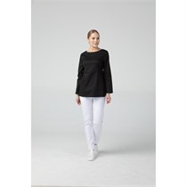 Туника женская с молнией сзади, черный, 50 DRN410-BLK-50