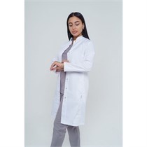 Халат женский 250, длинный рукав, белый, 58 DOCTOR-BIG-2-50-02-4-58
