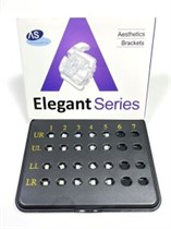 Брекеты самолигирующие сапфировые Elegant MBT 022 с крючками 3, 4, 5 – эстетичная пассивная брекет-система 223-ZSCME