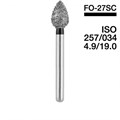 Боры Мани FO-27SC (черн.) (5 шт.), Mani Dia-Burs 1231913091 - фото 436204