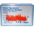 822/10 Клинья Sycamore Interdental деревянные оранжевые (100шт), Kerr Hawe 00000001512 - фото 437433