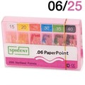 Штифты бумажные SPIDENT размер № 25, конусность 06, 100шт. 1231913624 - фото 442429
