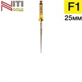 Gold-Taper F1, 25мм (6шт.)-машинный инструмент для обработки корневых каналов, Геософт 1231913988 - фото 447464