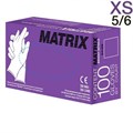 Перчатки MATRIX нитриловые фиолетовые XS (5/6) 100 шт 1231912037 - фото 448999