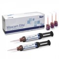 Maxcem Elite™ Refill, YELLOW композитный цемент двойного отверждения, цвет желтый, 2 шприца по 5 г., 10 широких насадок, 10 внутриротовых. 34061 - фото 459608