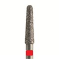 Бор алмазный 850 012 FG, красный, 5 шт. Форма: конус с закругленным концом 850F.FG.012 - фото 462513