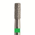 Бор алмазный 835 010 FG, зеленый, 5 шт. Форма: цилиндр с плоским концом 835G.FG.010 - фото 463234