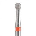 Бор алмазный SL801F.FG.023, красный, 25 шт. Форма: шар SL801F.FG.023 - фото 463399