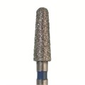 Бор алмазный 849 010 FG, синий, 5 шт. Форма: конус с закругленным концом 849.FG.010 - фото 464405
