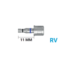 Имплантовод для динамометрического ключа VEGA RV короткий, синий, арт: 18 07 14 180714 - фото 493584