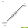 1304-1,5 Удлиненная узкая гладилка с штопфером-шариком Ø1.5mm. Ручка Ø6mm 1304-1-5 - фото 494681