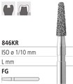 Боры стоматологические алмазные FG 846KR/016, син., 6шт. ISO код 314545524016, арт: FG8417R/6 FG8417R/6 - фото 500838