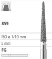 Боры стоматологические алмазные FG 859/012, желт., 6шт. ISO код 314166504012., арт: FG50D34/6 FG50D34/6 - фото 500927