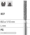 Боры стоматологические алмазные FG 837/012, зел., 6шт. ISO код, арт: FG314S/6 CB FG314S/6CB - фото 501172
