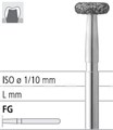 Боры стоматологические алмазные FG 909/039, зел., 6шт. ISO код 314068534039, арт: FG11A/6 C FG11A/6C - фото 501369