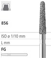 Боры стоматологические алмазные FG 856/018, желтый, 6шт. ISO код 314198504018., арт: FG5235/6 FG5235/6 - фото 502760