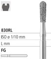 Боры стоматологические алмазные FG 830RL/012, зеленый, 6шт. ISO код 314238534012, арт: FG225/6 C FG225/6C - фото 502861