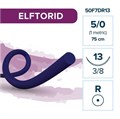 Полипропилен ELFTORID — нерассасывающаяся нить, 3/8, колющая игла 13 мм, толщина 5/0 (1), 75 см, 12 шт 50F7DR13 - фото 503874