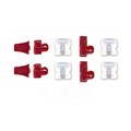 Ball Anchor horizontal caps - шаровидный аттачмент, мягкий, микро, 1,8 мм, 6 шт 08-0048 - фото 505218