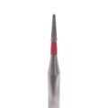 Бор алмазный Ecoline E 955 F, конусный цилиндр, укороченный, турбинный наконечник, D=0.07 мм, красный E-955-F-313-007 - фото 505350