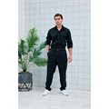 Комбинезон мужской, с поясом с пряжкой, черный, 50 DRN866-BLK-50 - фото 522012