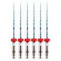 UltraFiles Blue (Heat Activation) - машинные файлы, 25 мм, конус .04, №15, никель-титан, 6 шт 1890425015 - фото 533440